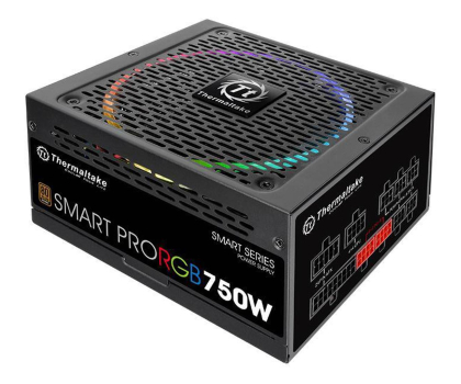 Zasilacz THERMALTAKE Smart Pro RGB 750W Modular (80+ Bronze, 4xPEG, 140mm, Single Rail) PS-SPR-0750FPCBEU-R